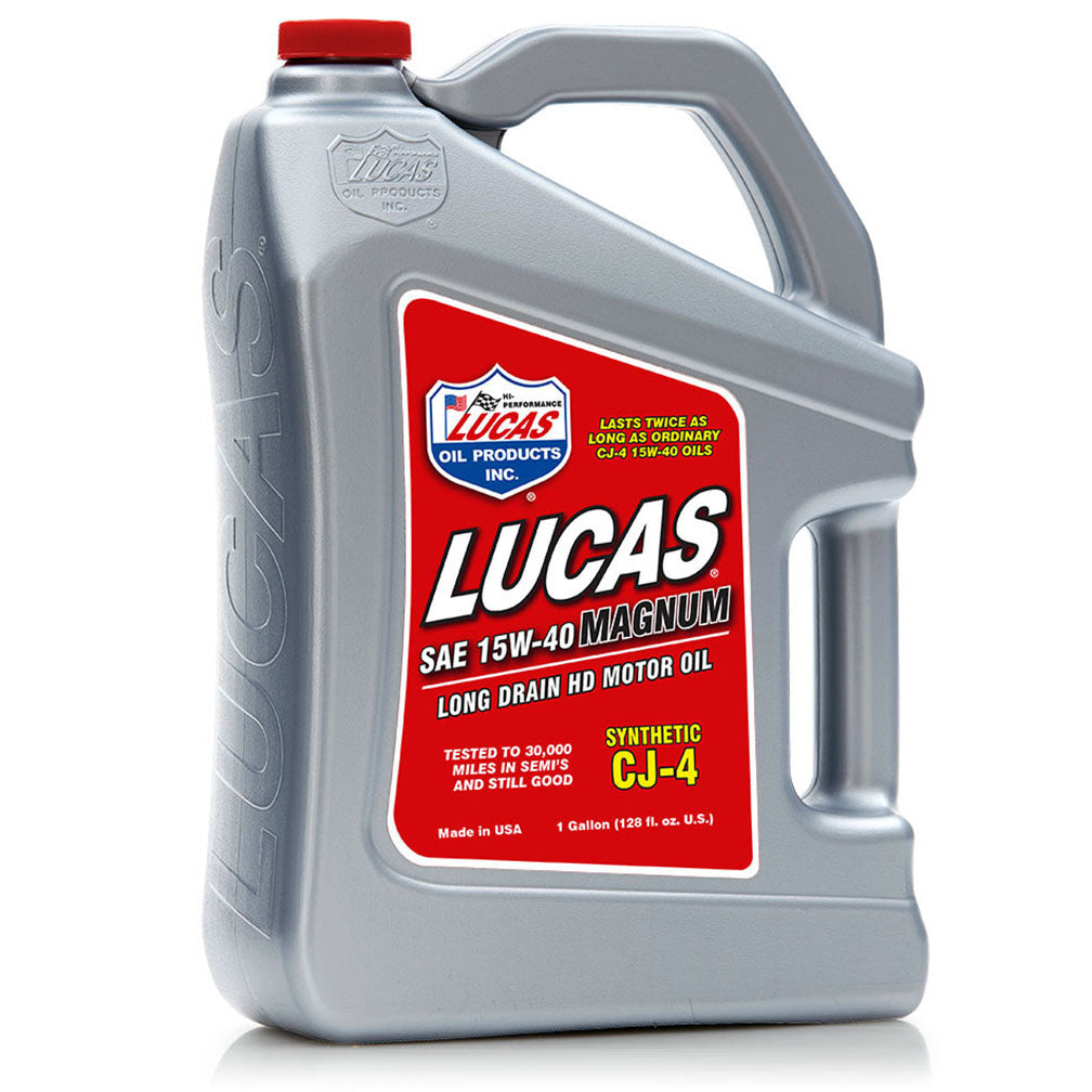 Lucas Oil Synthetic SAE 15W-40 CJ-4 Truck Oil 1 Gallon