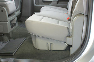 DU-HA Under Seat Storage 14-18 Chevrolet GMC Silverado Sierra Light Heavy Duty Crew Cab Ash Gray