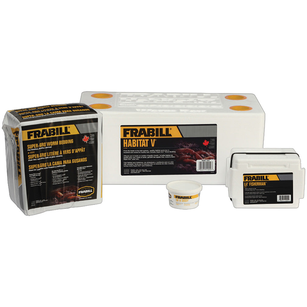 Frabill Habitat V Deluxe Worm Storage Kit