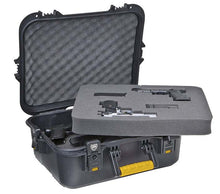 Plano All Weather PistolAccessories Case Xtra Large Black w/Yellow Latches/Handle