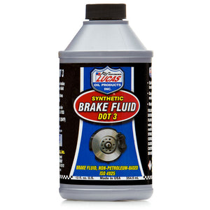 Lucas Oil DOT 3 Brake Fluid 12 Ounce