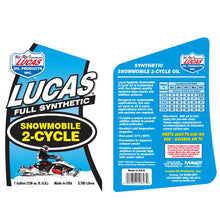 Lucas Oil Synthetic Snowmobile Oil 1 Gallon