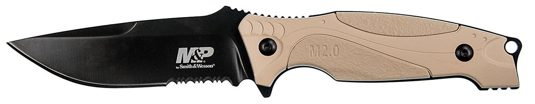 S&W M&P M2.0 9in S.S. Full Tang Thin Fixed Blade Knife  4in Drop Point Blade
