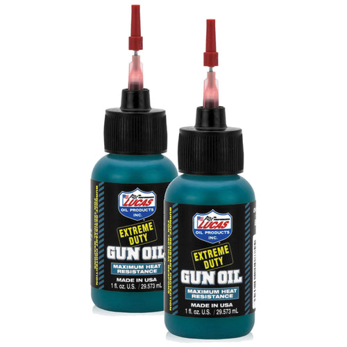 (2 Pack) Lucas Oil Extreme Duty Gun Oil 1 oz