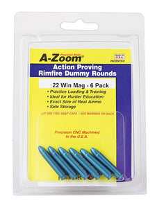 A-Zoom 22 Win Mag Dummy Rounds  6 Pk