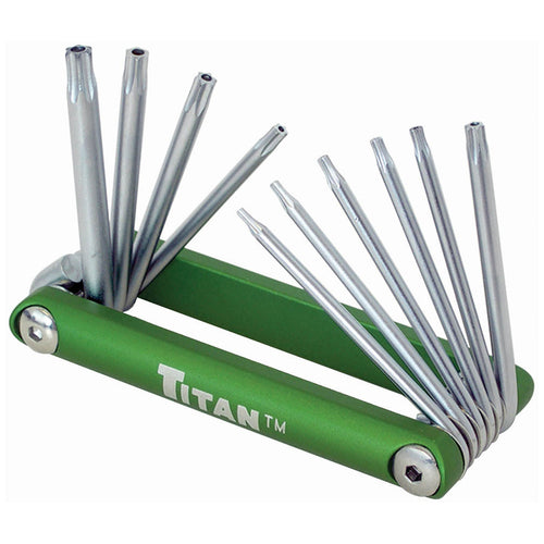Titan Tool 10 pc Tamper Resistant Folding Star Key Set