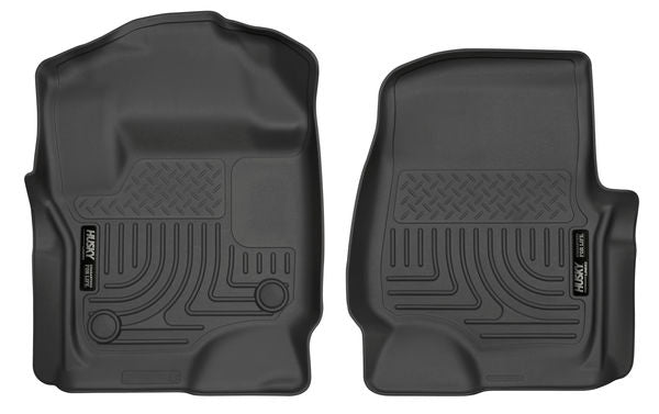 Husky Liners Front Floor Liners 2017-2020 FORD F250/F350/F450- BLACK