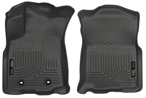 Husky Liners Front Floor Liners  16-17 TOYOTA TACOMA ACCESS CAB (Automatics Only)-Black