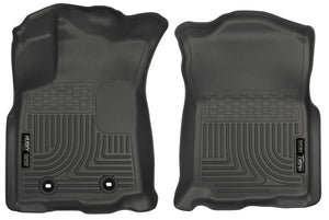 Husky Liners Front Floor Liners  16-17 TOYOTA TACOMA ACCESS CAB (Automatics Only)-Black