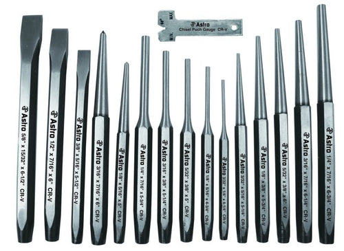 Astro 1600 16Piece Punch and Chisel Set