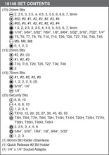 Titan Tool 148 pc Master Security Bit Set