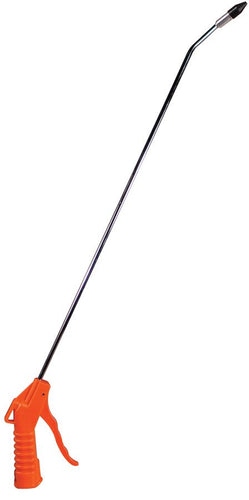 Astro 1716 Deluxe Air Blow Gun 20In Long Angled Nozzle 1/2Inch Removable Rubber Tip