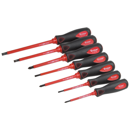Titan Tool 7 pc Electrician Screwdriver Set