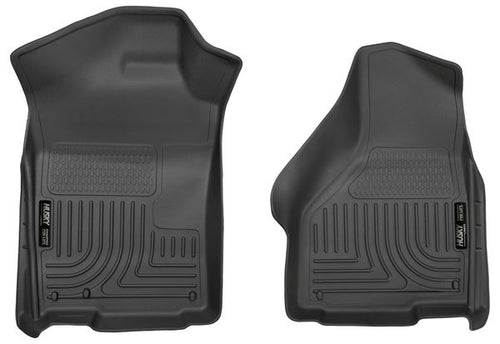 Husky Liners Front Floor Liners  02-18 DODGE RAM TRUCK FRONT-Black