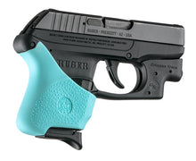 Hogue HAll Hybrid Ruger LCP Crimson Trace Button Grip Sleeve Aqua
