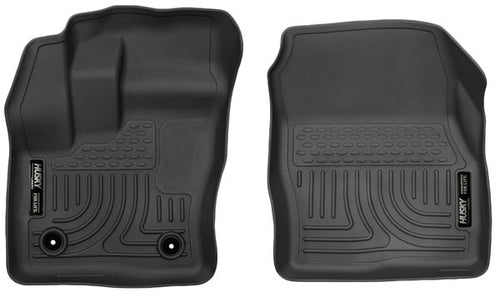Husky 2014-19 Ford Transit Connect Weatherbeater Front Floor Liners Black