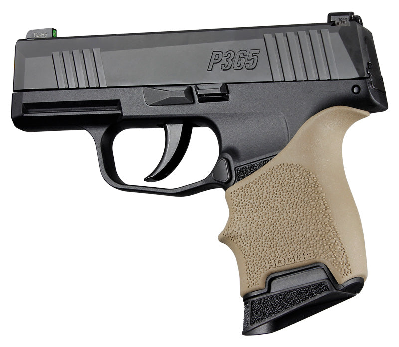 Hogue HandAll Beavertail Grip Sleeve Sig Sauer P365 Flat Dark Earth