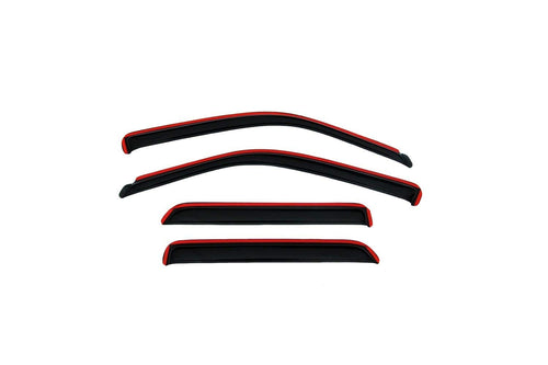 Auto Vent Shade InChannel Ventvisor Side Window Deflector 4Pc Set for 2007-2011 Honda CRV
