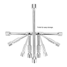 OEMTOOLS 20563 4-Way Folding Lug Nut Wrench  14"