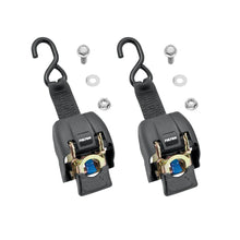 Fulton Transom Retractable Ratchet Tie Down 2" x 43" 833lbs Capacity 2500lbs Strength Zinc