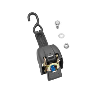 Fulton Transom Retractable Ratchet Tie Down 2" x 43" 833lbs Capacity  2500lbs Strength Zinc Bulk