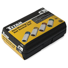 Titan Tool 4 pc 1/2 in Drive Non-Marring Lug Nut Socket