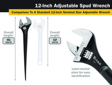 Titan 12 in Adjustable Construction Wrench