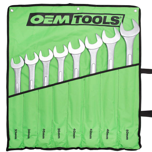 OEM Tools 8 Pc. Wrench Set  33mm-50mm