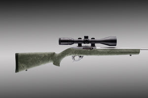 Hogue Ruger 1022 Rubber OverMolded Stock920inch Dia Barrel Channel Ghillie Green