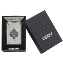 Zippo Windproof Lighter Ace Filagree Black Ice Finish