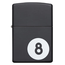 Zippo Windproof Lighter Billiards 8-Ball Black Matte