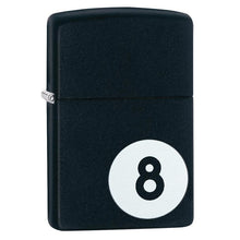 Zippo Windproof Lighter Billiards 8-Ball Black Matte