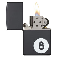 Zippo Windproof Lighter Billiards 8-Ball Black Matte