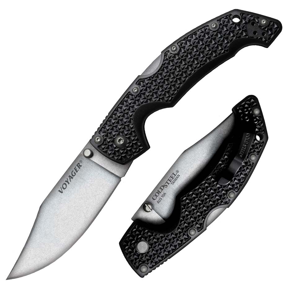 Cold Steel Voyager Large Clip Point Plain Edge