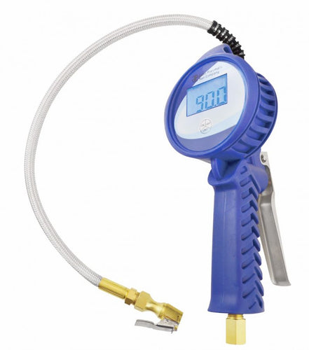 Astro 3018 Digital Tire Pressure Gauge and Inflator with Stainless Steel Braided Hose