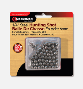 Beeman 1/4" Steel Shot BB's (250 Count)