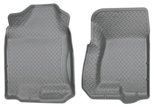 Husky Front Floor Fits 99-07 Silverado/Sierra 1500 Extended  Cab Grey