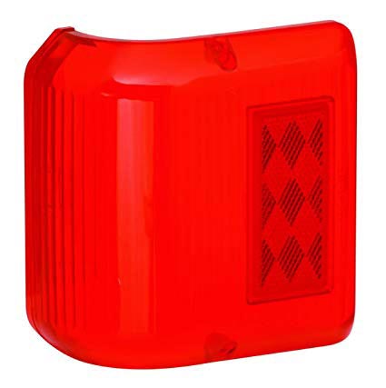Bargman Replacement Lens for 86 Seireis Wrap Around Clearance Liight - Red