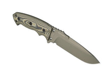 Hogue EX-F01 5 1/2" Fixed Drop Point Blade A-2 Green Finish Green Sheath - G10 G-Mascus Green Scales