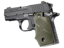 Hogue SIG Sauer P238 Rubber Grip with Finger Grooves OD Green
