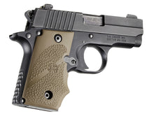 Hogue SIG Sauer P238 Rubber Grip with Finger Grooves Flat Dark Earth