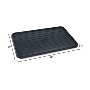 WirthCo 40098 Multi-Use Mat Boot Tray - Black