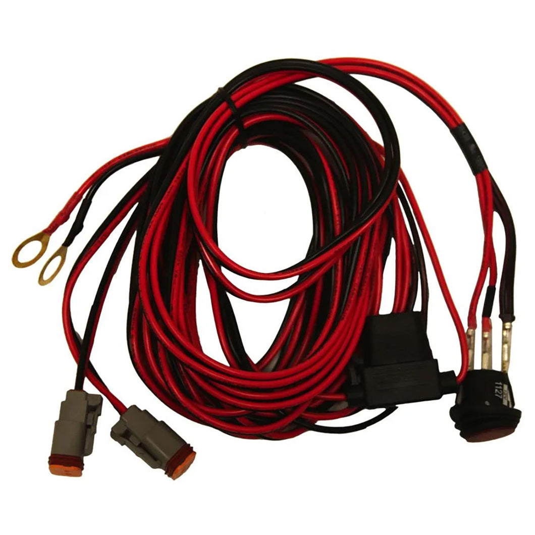 Rigid Industries Wire Harness for Set of Dualy Light: LED Light Bar Wire Harness