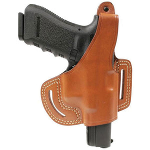 Blackhawk Leather Slide Holster with Thumb Break Brown Right Hand Sz 02