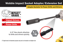 Titan 9 pc Impact Wobble Socket Adapter Set