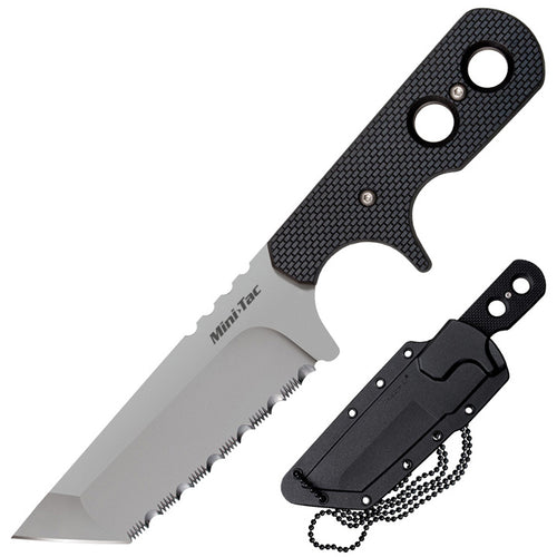 Cold Steel (49HTFSZ) Mini Tac Tanto Fixed 3-3/4