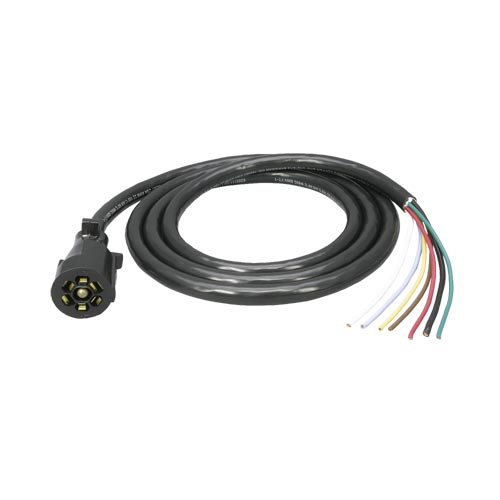 Bargman 7-Way Molded Trailer End 8' Cable
