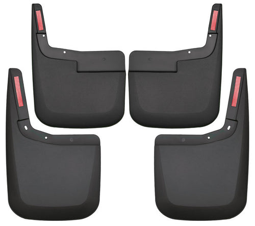 Husky Liners Front and Rear Mud Guard Set 15-2020 Ford F-150-Black