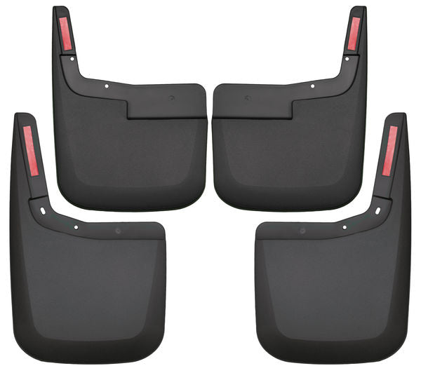 Husky Liners Front and Rear Mud Guard Set 15-2020 Ford F-150-Black