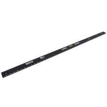 Mayes 48 Inch Magnetic Poly Level Rule w/ Vials Black